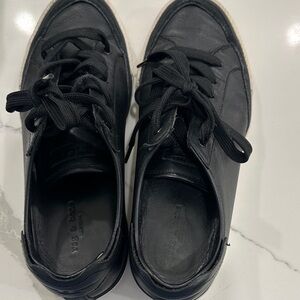 rag & bone Black Leather Women's Sneakers